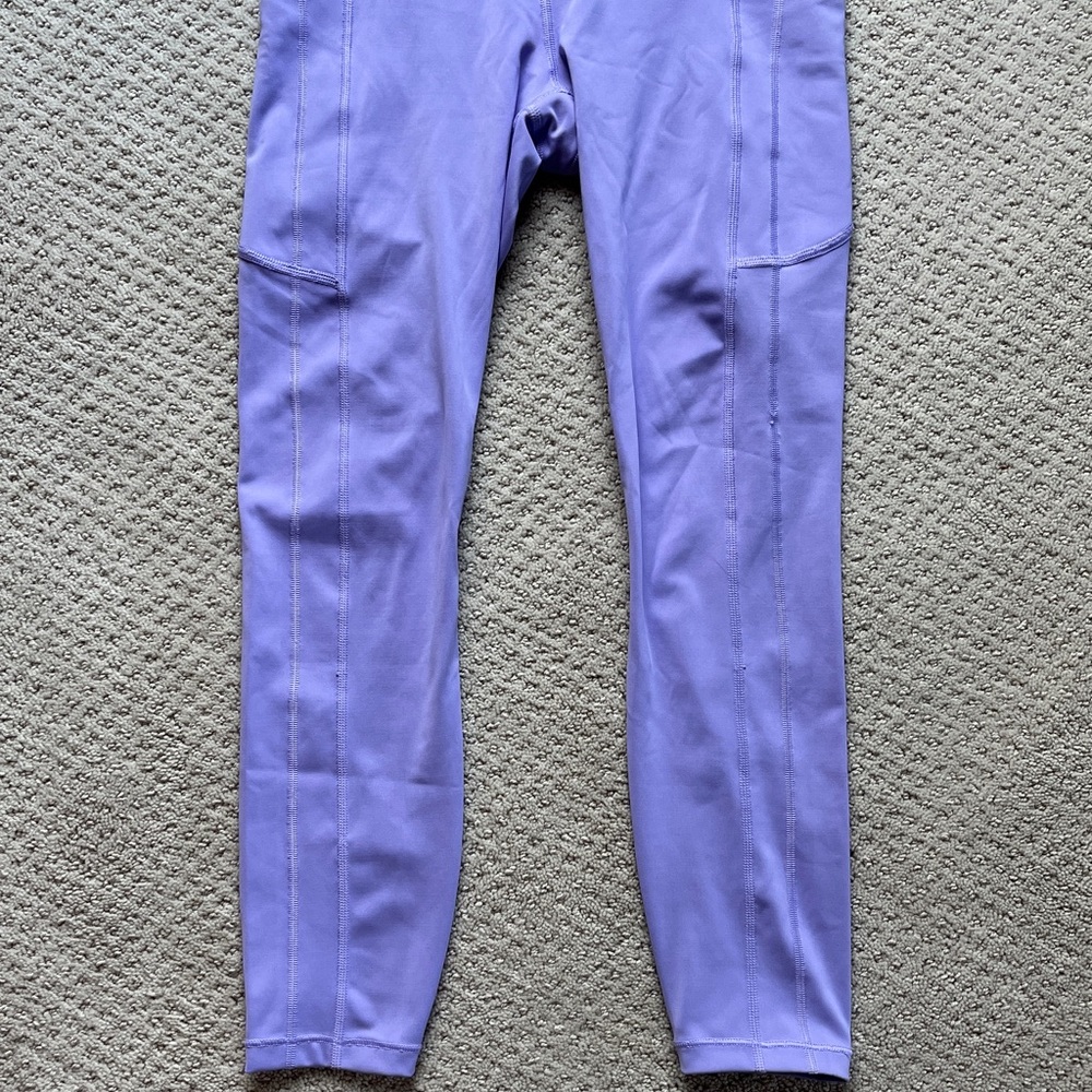 Athleta Ultimate Stash 7/8 tight Purple Leggings women’s small yoga pockets NWOT - Picture 3 of 9